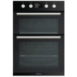MultiFunction Build-In  Double Oven Black
