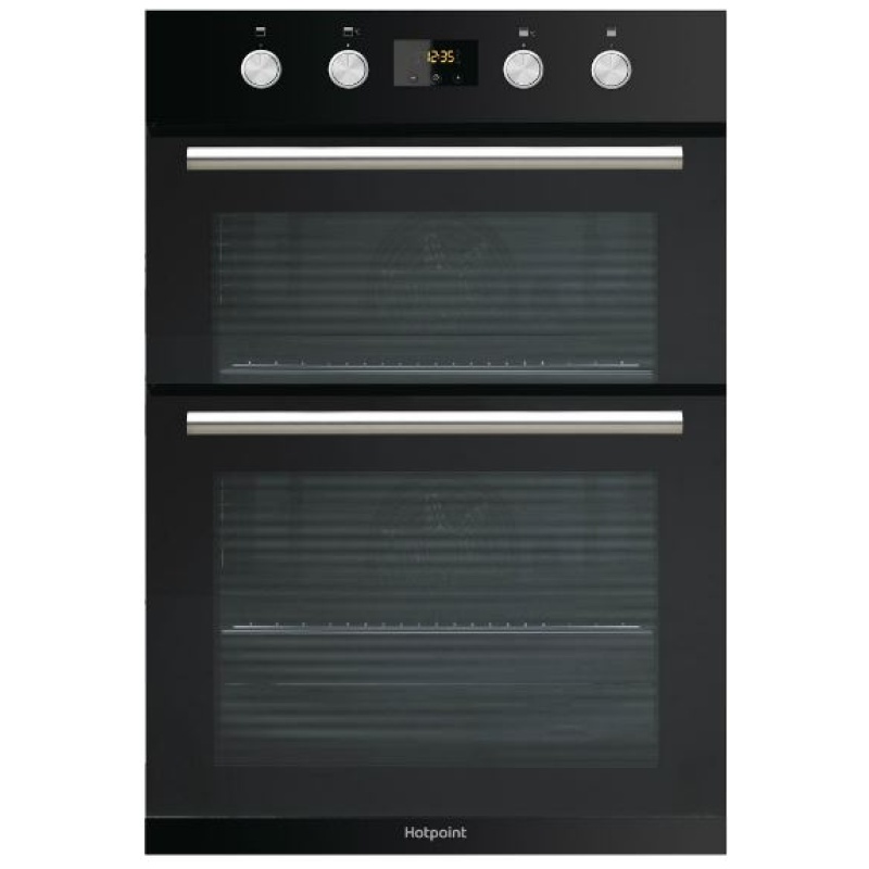 MultiFunction Build-In  Double Oven Black
