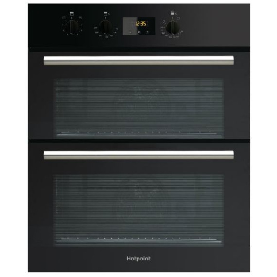 MultiFunction Build-Under Double Oven Black