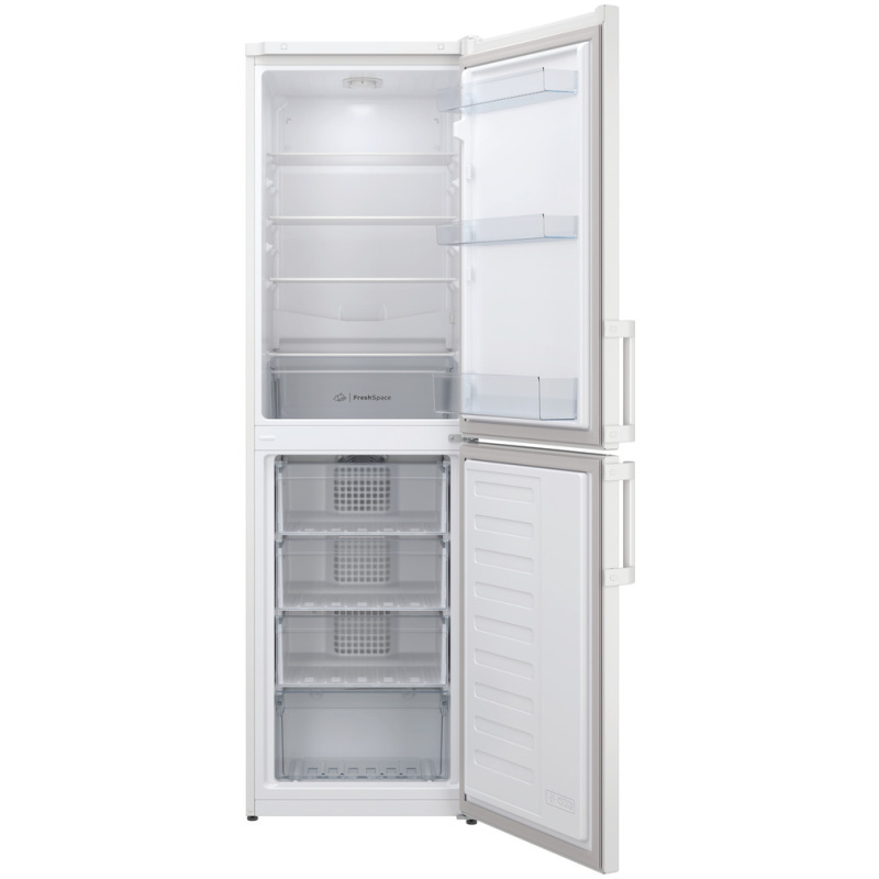 Freestanding Fridge Freezer White - Image 2