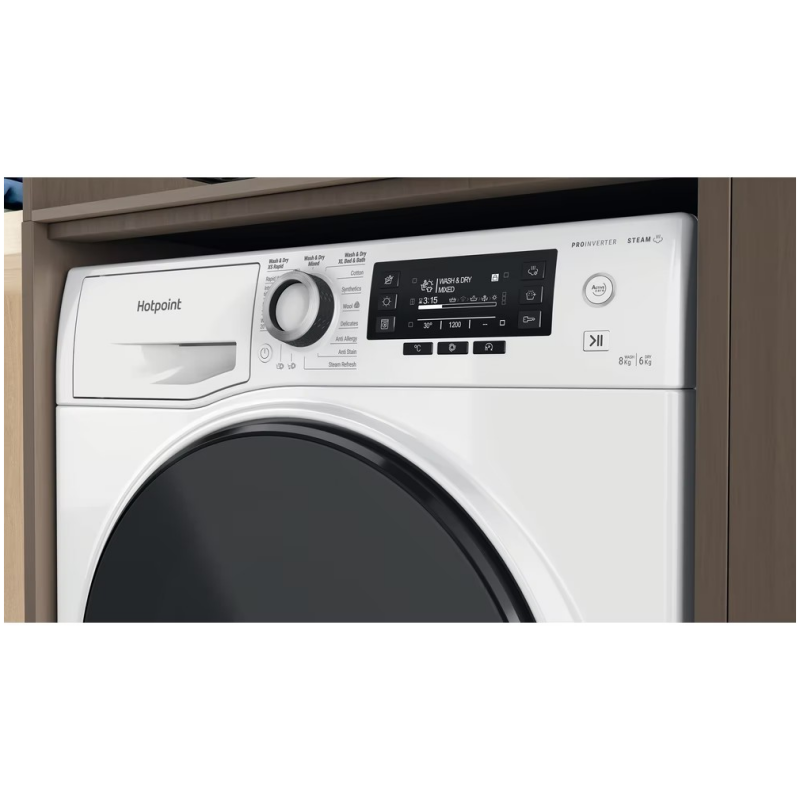 Freestanding 8/6Kg Washer Dryer - Image 2