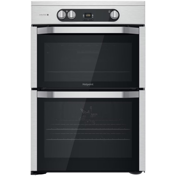 60cm Double Oven Slot-In Cooker with Induction Hob