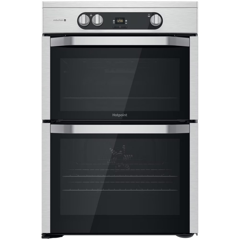 60cm Double Oven Slot-In Cooker with Induction Hob