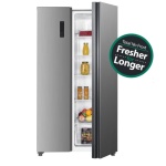 Freestanding, Side by Side, American Fridge Freezer, Total No Frost, Inox