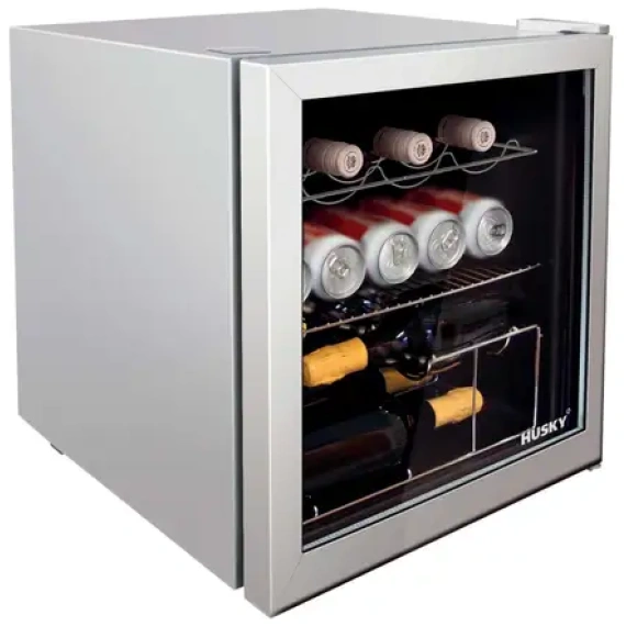 Silver Mini Fridge