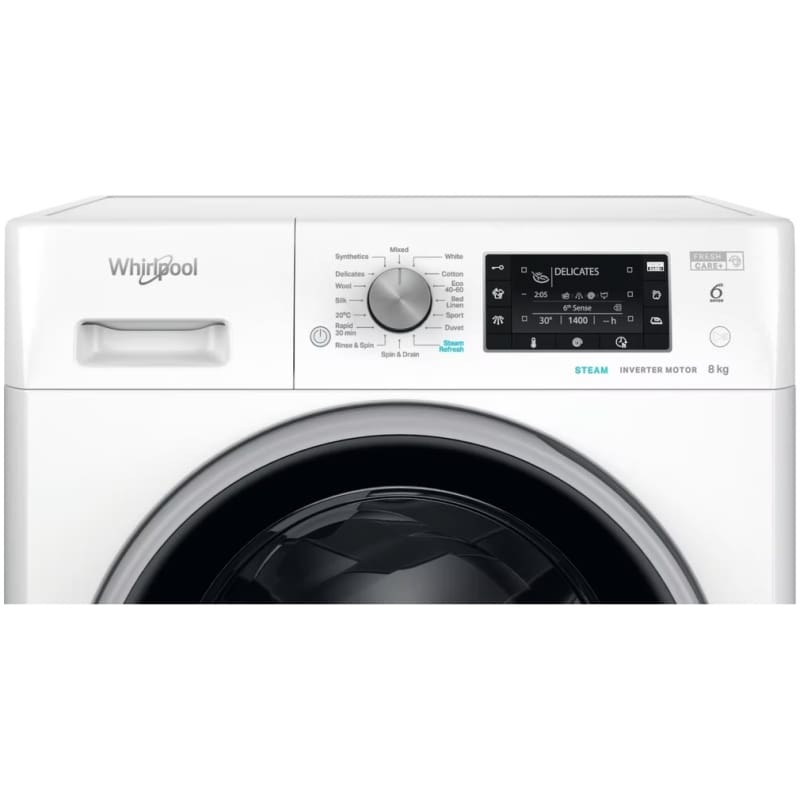 Whirlpool WASHING MACHINE 8KG - White - Image 2