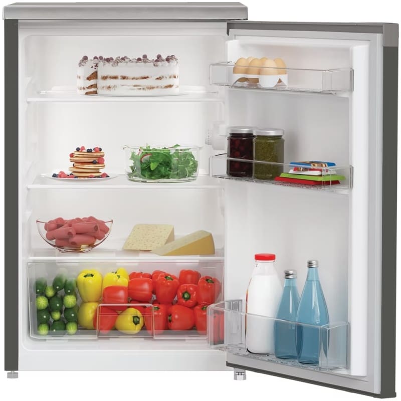 Under Counter Silver Larder Fridge - Image 2