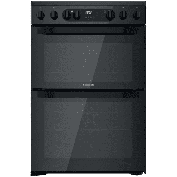 Double Electric Cooker - Black - 60cm