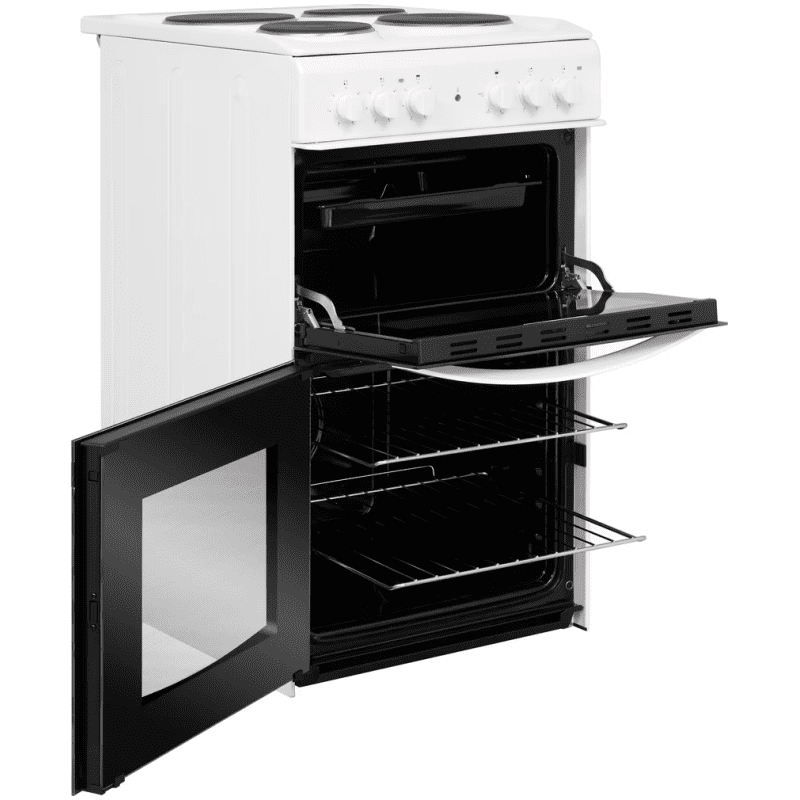 Electric Twin Cooker - Fan Oven - White - Image 2