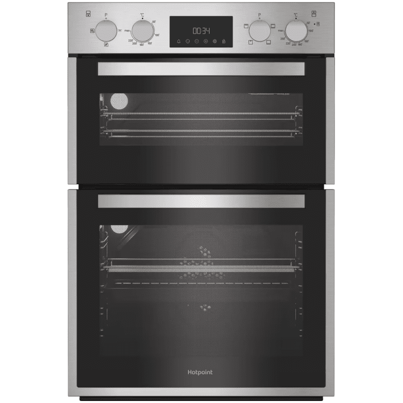 Hotpoint DIH82DIX Built In Electric Multifunction Double Oven - Stainless Steel