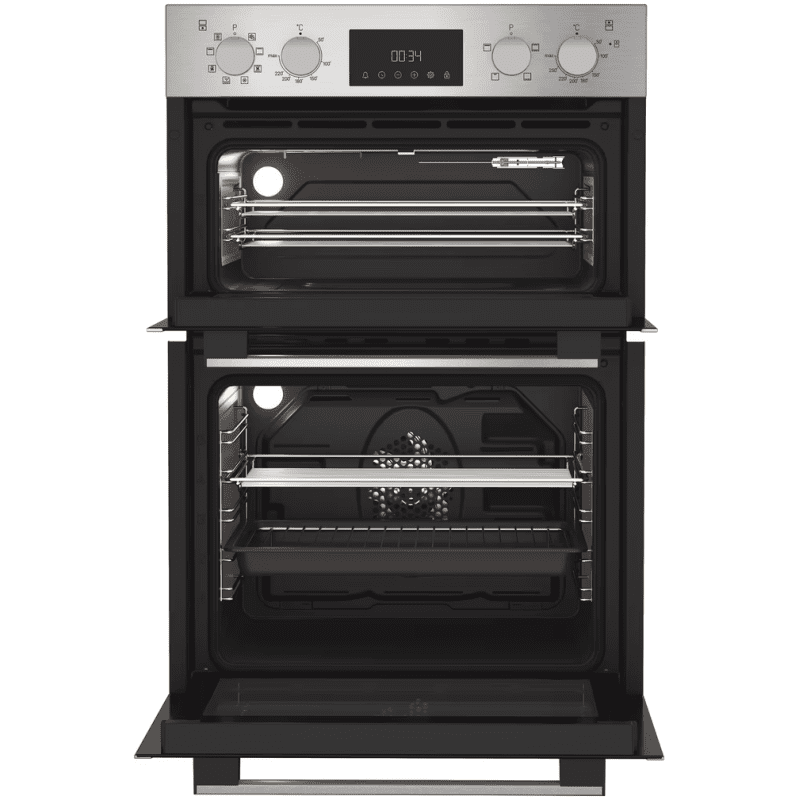Hotpoint DIH82DIX Built In Electric Multifunction Double Oven - Stainless Steel - Image 2