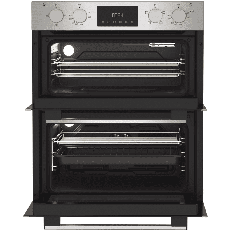 Hotpoint DUH10DIX Built Under Electric Fan Double Oven - Stainless Steel - Image 2