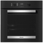 Oven Obsidian black stainless steel effect