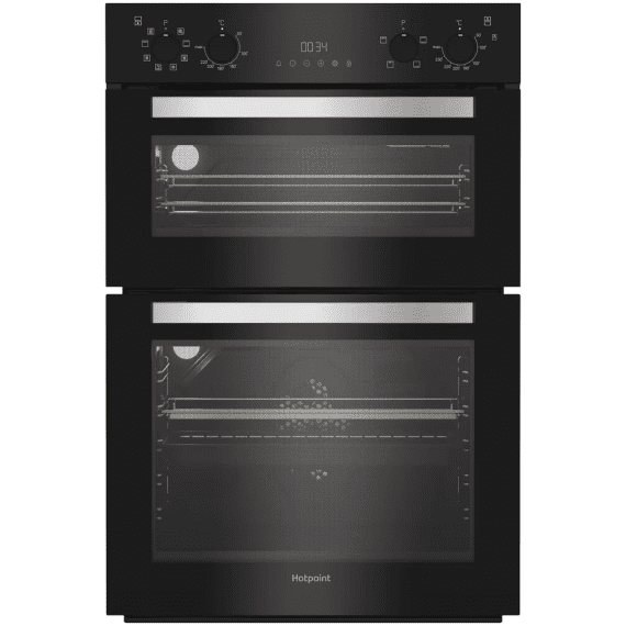Hotpoint DIH82GB Built In Electric Multifunction Double Oven - Stainless Steel
