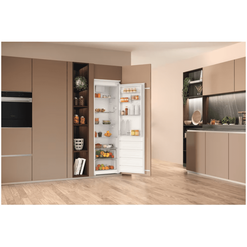 Low Frost Integrated Tall Larder Fridge - 54CM - 314L - Image 3
