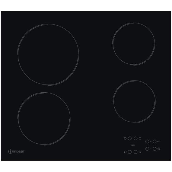 Indesit 60CM 9 Levels Electric Ceramic Hob - Black