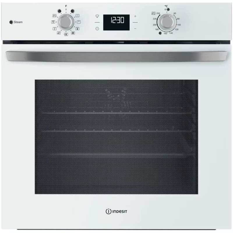 Indesit Turn&Go Steam Single Fan Oven - Eco Cleaning - Multifunction 8 - 71L
