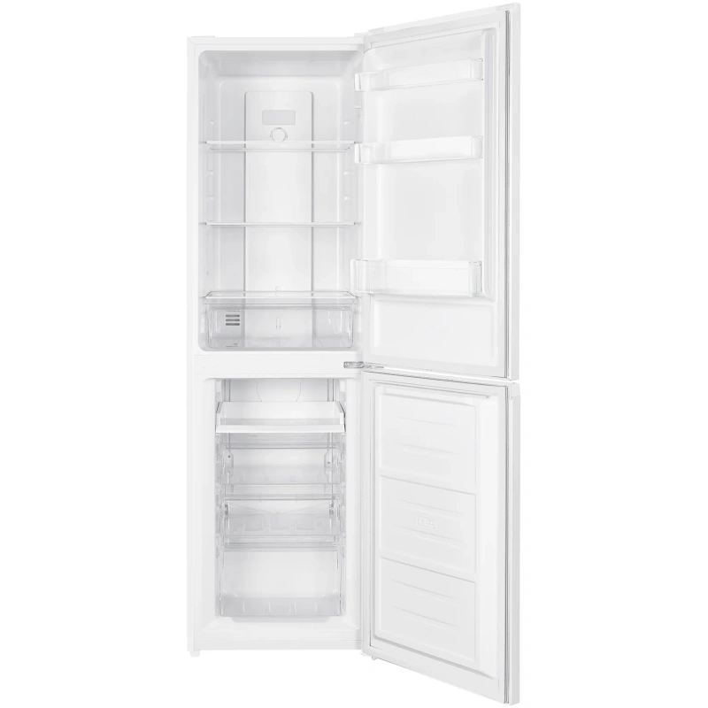 Freestanding 50/50 Tall Fridge Freezer, Total No Frost, 245 Litre, White - Image 2