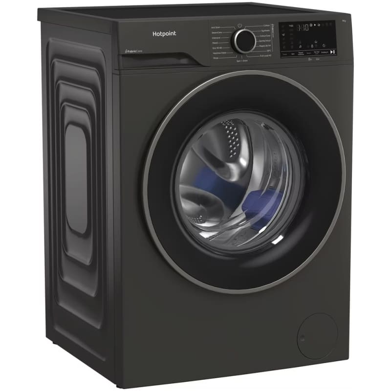 Hotpoint HB93GCAREUK freestanding front loading washing machine-Manhattan Grey - Image 3