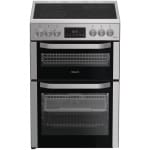 Hotpoint HDE6VDCASX 60cm Electric Double Cooker with Air Fry - Stainless Steel