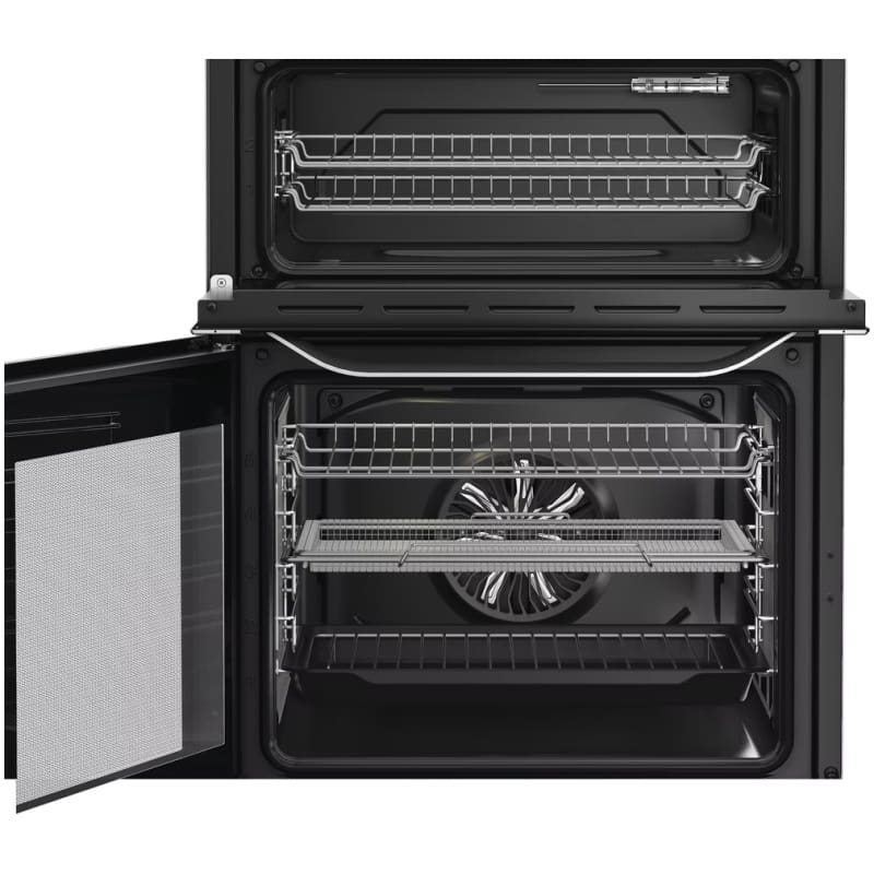 Hotpoint HDE6VDCASX 60cm Electric Double Cooker with Air Fry - Stainless Steel - Image 2