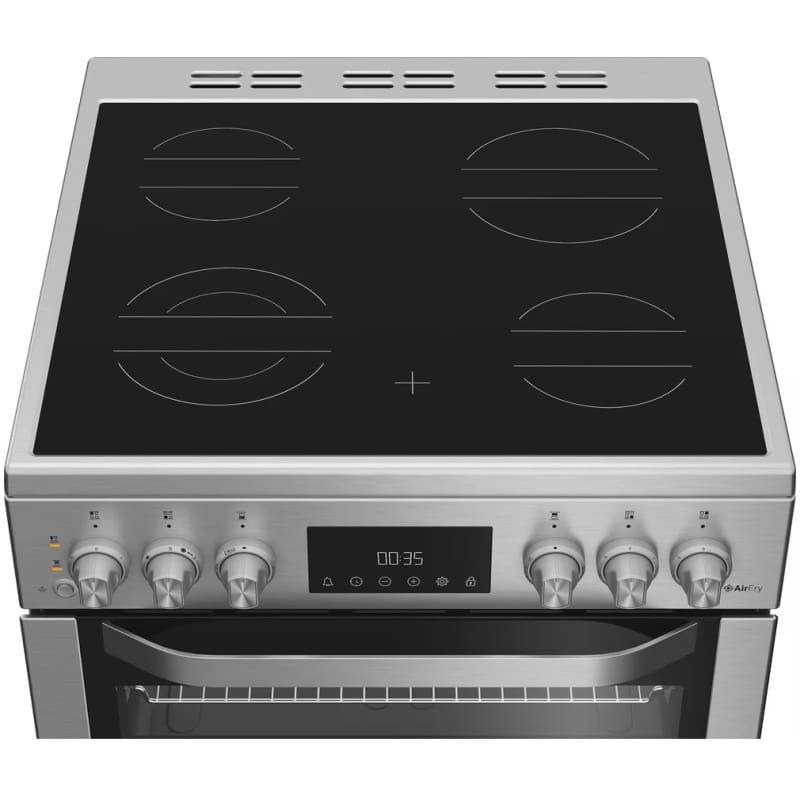 Hotpoint HDE6VDCASX 60cm Electric Double Cooker with Air Fry - Stainless Steel - Image 3