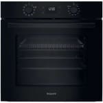 Hotpoint Class 2 Single Fan Oven - Diamond (Steam) Cleaning - Multifunction 8 - 71L With 2 Dial, Digital Display Timer