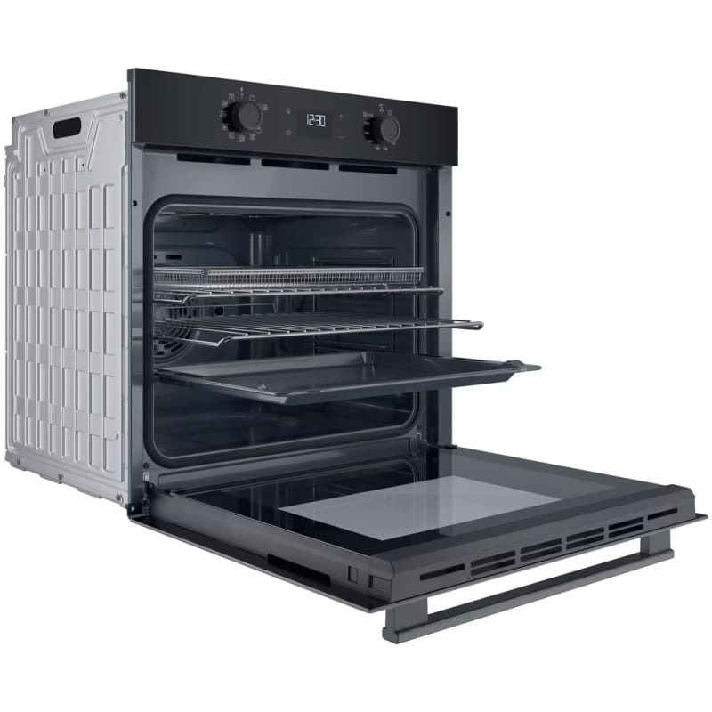 Hotpoint Class 2 Single Fan Oven - Diamond (Steam) Cleaning - Multifunction 8 - 71L With 2 Dial, Digital Display Timer - Image 2
