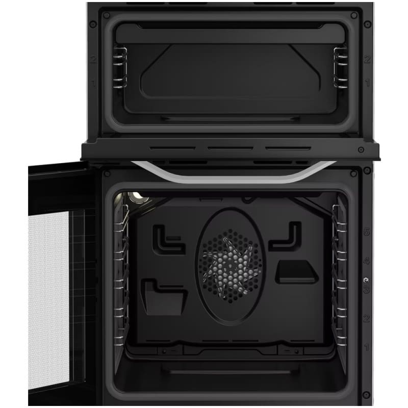 Hotpoint HTE5VCW 50cm Electric Twin Cooker with Ceramic Hob - White - Image 3