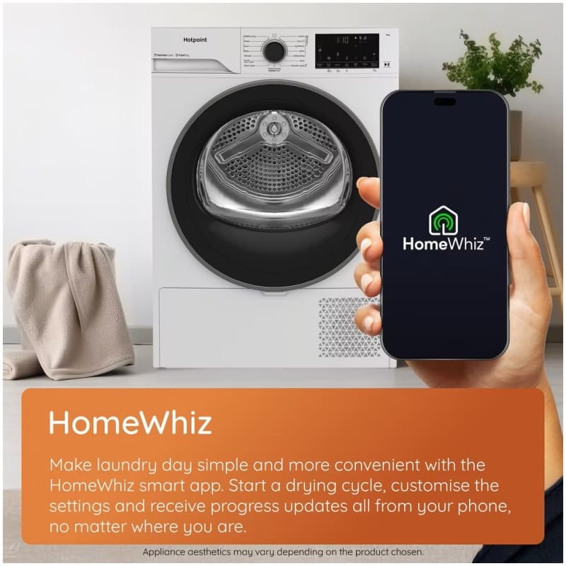 Hotpoint Fabric Care 8KG - 60cm Heat Pump Tumble Dryer with HomeWhiz - Image 3