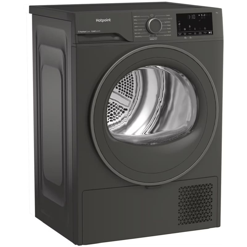 Hotpoint 8KG - Heat Pump Tumble Dryer with PetHair Care Dark Grey - Image 3