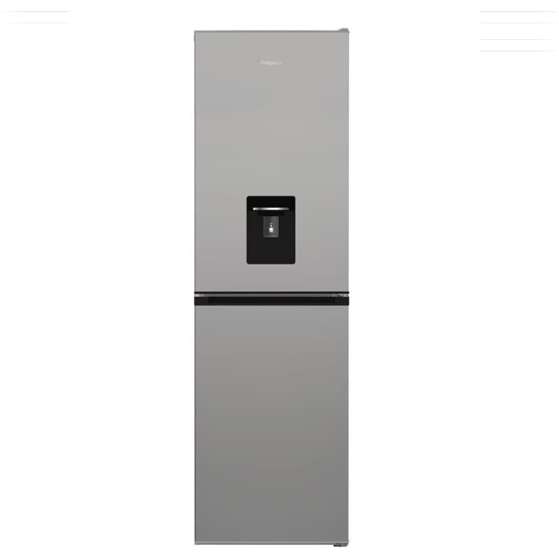 Hotpoint No Frost 50/50 Fridge Freezer with Water Dispenser- Silver - 54CM - 270L