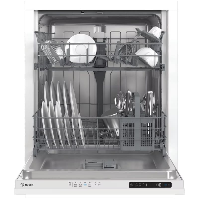 Indesit Push&Go Fully Integrated BI Full Size Dishwasher 13 Place Set 12.9 L 4 Progs - Image 2