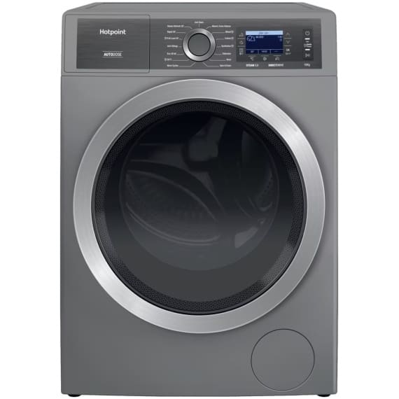 H809ADSGPOWERUK Hotpoint GentlePower WASHING MACHINE 10KG - Silver
