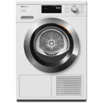 Miele TEH785WP EcoSpeed 9kg Freestanding Condenser Heat Pump Tumble Dryer - Lotus white
