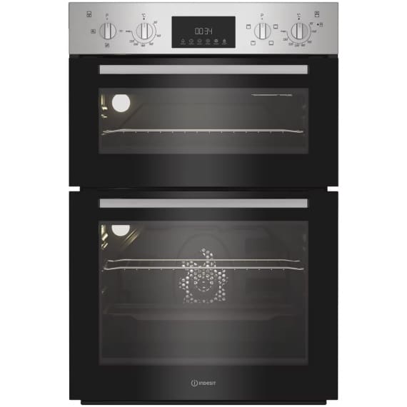 Indesit Built In Electric Fan Oven 69L / 36L - Black (Copy)