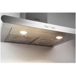 Hotpoint 70CM T-Box Hood - Button Control - Stainless Steel With Dishwashable Aluminium Grease Filter