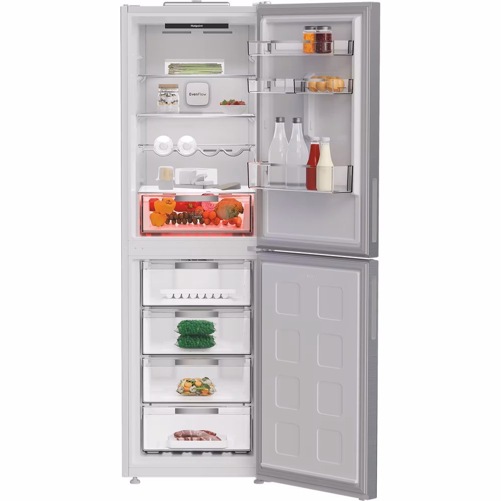 Outlet RD-HPKF 6353 XP4UK – Hotpoint HPKF 6353 XP4UK Dual No Frost 50/50 Fridge Freezer - Image 2
