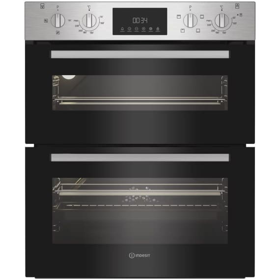 Indesit Hotpoint Indesit Built Under Electric Fan Oven 48L / 38L - Stainless Steel