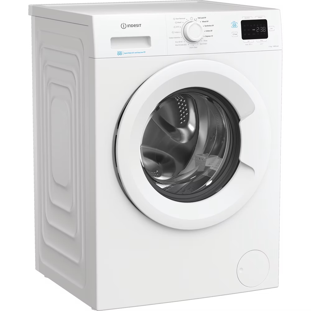 Indesit Push&Go 11kg Washing Machine with Steam - Image 2