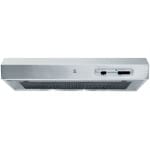 Indesit 60CM Visor Hood - Slider Control - Stainless Steel With Synthetic Grease Filter - 52 / 71 Db