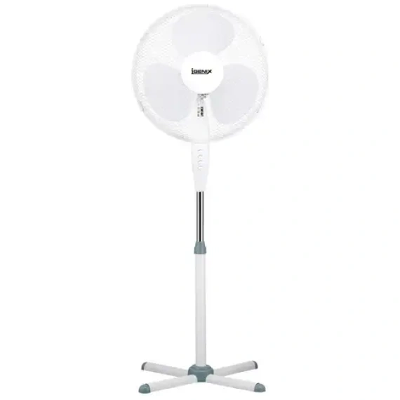 Igenix 16" White Pedestal Fan