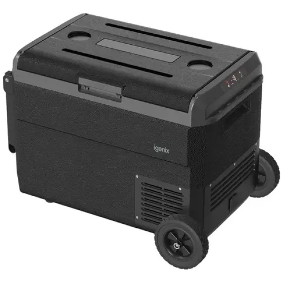 Igenix 50L Portable Fridge Freezer Black