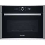 Hotpoint built in microwave oven: stainless steel color