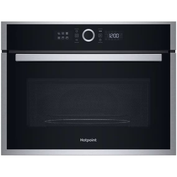 Hotpoint built in microwave oven: stainless steel color