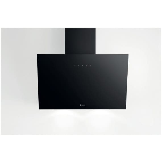 Indesit IHVP 62F LT K60cm Chimney Cooker Hood, Black