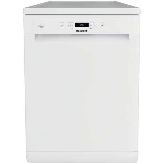 Hotpoint dishwasher: full size, white color