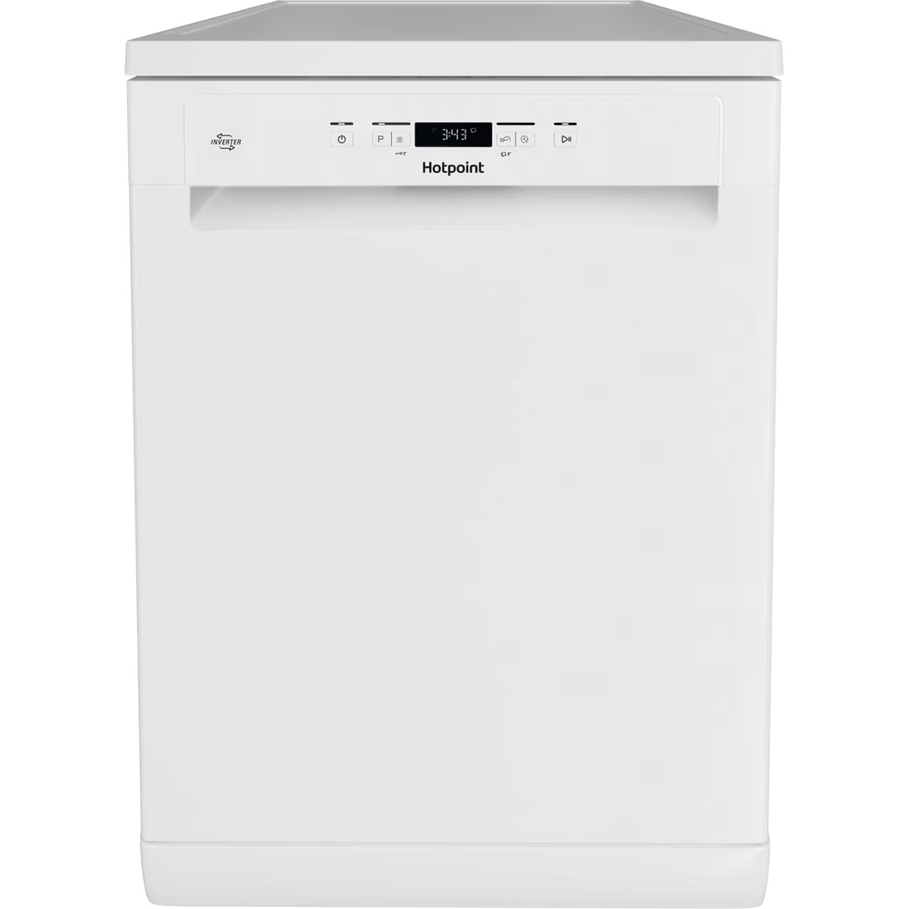 Hotpoint dishwasher: full size, white color