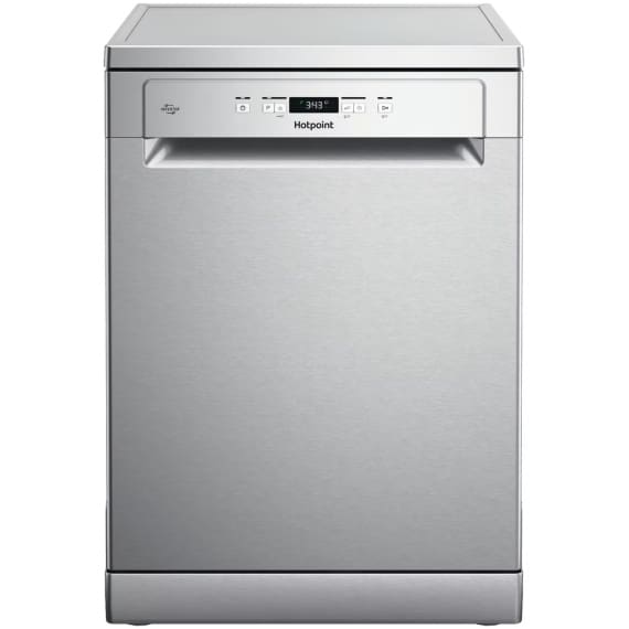 Hotpoint dishwasher: full size, inox color