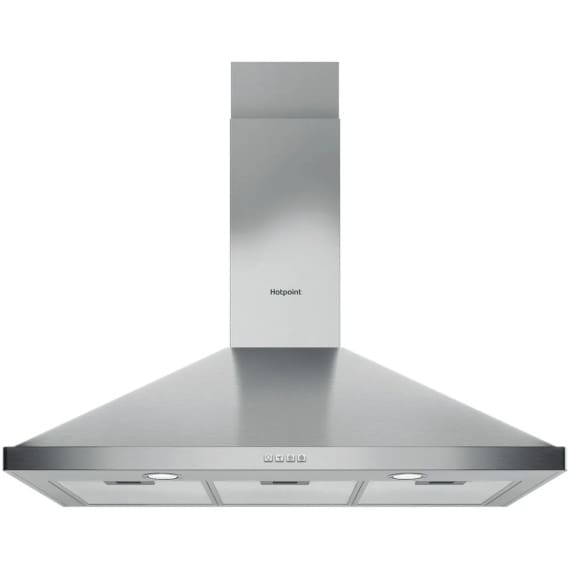 Hotpoint 90cm Chimney Pyramid Cooker Hood